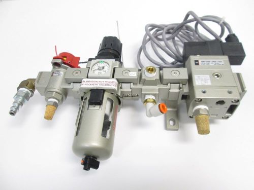 SMC NAV3000-N03-5DZ AW30K-N02E VHS30-N03 Pneumatic Assembly