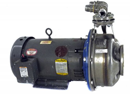 Baldor jmm3713t 15hp ac motor+gould sst 11stk1 centrifugal pump for sale
