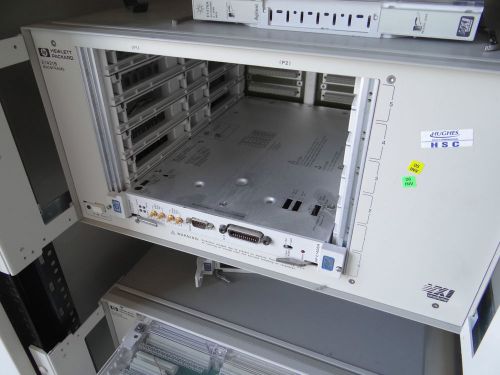 HP Agilent E1421B C-Size VXI Mainframe 6-Slot w/ E1406A Command Module