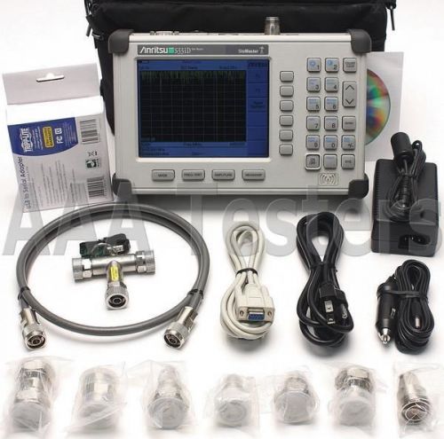 Anritsu S331D SiteMaster Cable &amp; Antenna Analyzer Opt3 Color Screen 7/16 Din Kit