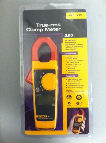 New fluke 323 true-rms clamp meter for sale