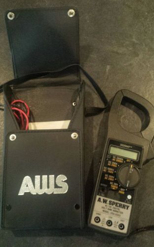 Aws a.w. sperry digisnap dsa-2003 ac/dc clamp volt meter for sale