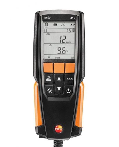 Testo 310 flue gas combustion analyzer kit with printer o2 co co2 0563 3110 for sale