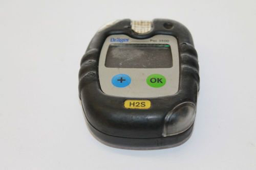 Drager pac 3500 h2s gas detector (see details) for sale