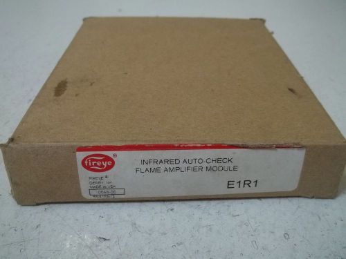 FIREYE E1R1 INFRARED AUTO-CHECK FLAME AMPLIFIER MODULE *NEW IN A BOX*