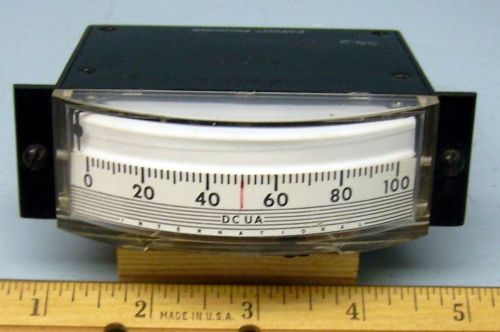 Panel meter, dc, 0-100 microamps for sale