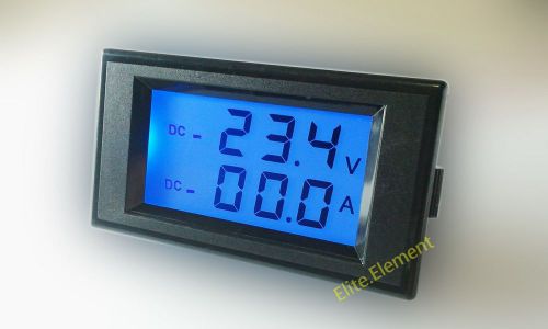 Dc combo meter +/- 400a 200v current voltage battery monitor charge discharge for sale