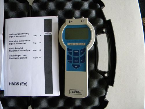 NEW Thommen HM35 Swiss Made High Precision Digital Manometer, with certification