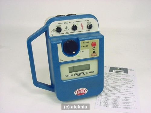 Biddle megger 210600 battery operated digital insulation tester for sale