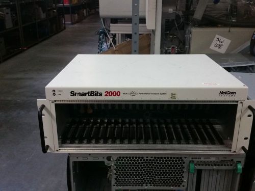 Spirent NetCom SmartBits Network Analyzer  SMB-2000 Chassis Case Frame 20 Port