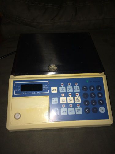 Teraoka Digi Postal DP-10 Weighing Systems Counting Scale 10 LB Capacity DP-10