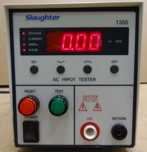 Slaughter 1305 - AC Hipot Tester