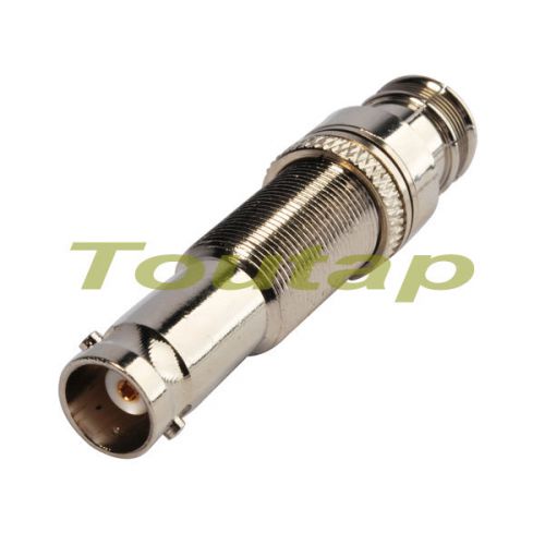 Bnc jack female to rca male plug straight long version rf coax adapter connector for sale