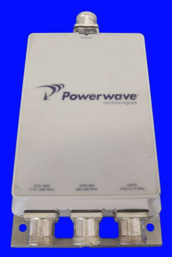 Powerwave lgp14109 amplifier 900/1800/2100 mhz full band triplex filter tmt umts for sale