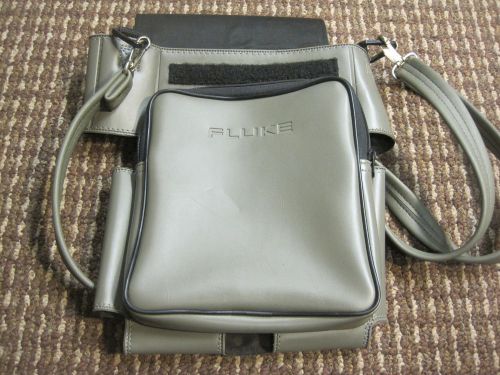 Fluke soft case with strap and lead bag for older bench-top meters for sale