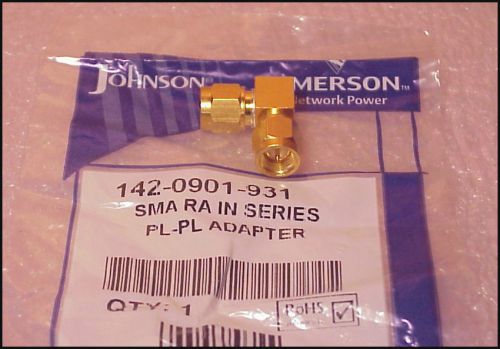 10 Johnson Emerson - SMA male to male - Right-Angle - adapter connectors