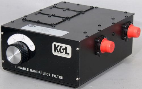 K&amp;l 3tnf-100/200-n/n tunable notch bandreject microwave filter 100-200 mhz for sale