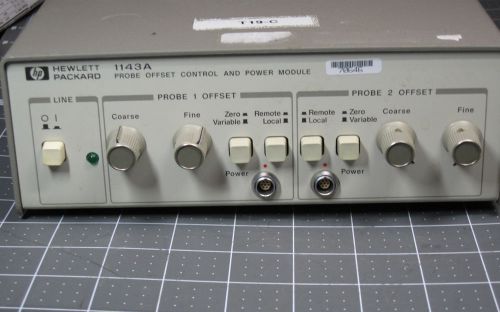 HP Agilent 1143A Probe Offset Control &amp; Power Supply