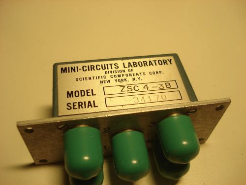 Mini Circuits Labs Power splitter combiner ZSC 4-3B 4Way  50 ohm BNC connectors
