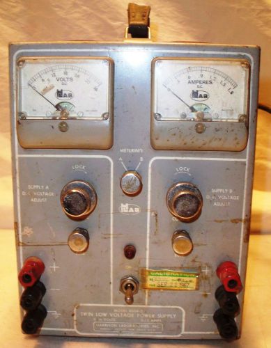 Harrison Laboratories Model 800A-2 Twin Low Voltage Power Supply (36 Volt, 1.5A)