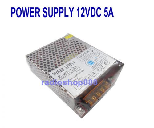 S-60-12a Super Stable 12V 60W Regulated Power Supply ( 10.5 - 13.8V ) 5 AMP