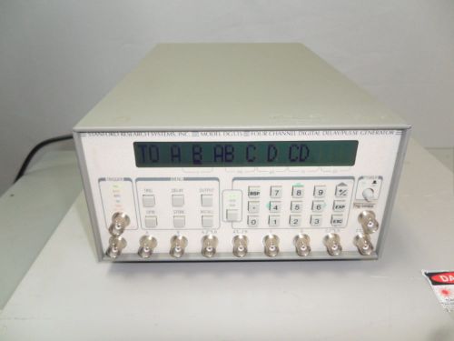 DG535 Stanford Research 4 Channel Digital Delay/Pulse Generator Options 01,02,03
