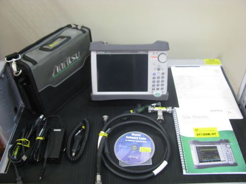 Anritsu S331E Sitemaster Analyzer, Cable and Antenna, Calibrated, Touch Screen
