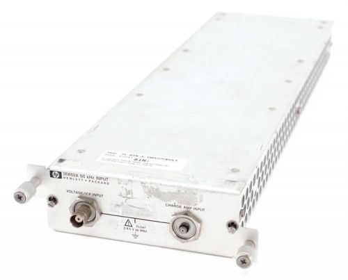 HP Agilent 35652A 50KHz Signal Analyzer Mainframe Input Plug-In Module