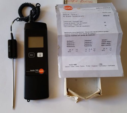 Testo 720 Thermometer -150 to + 1470?F with probe