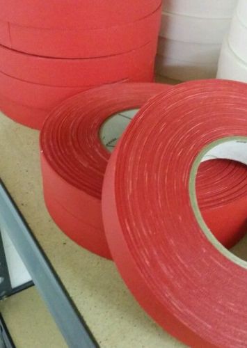 2 rolls vinyl coated cloth tape gaffer 1&#034; x 180&#039; pro grade usa red gaffers for sale