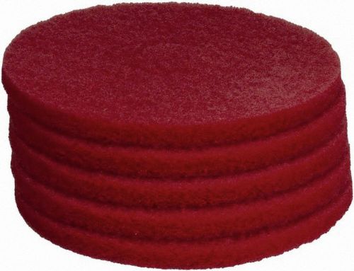 3m 5100 12&#034; red buffer floor pad buffing 50048011083877 case 5 pads for sale