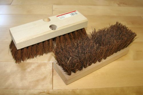 12&#034; wide palmyra deck scrub brushes  (2 per order) lot# 208_40-12 for sale