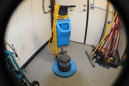 Hawk floor scrubbing machine (used) w/ accessories