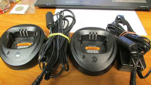 Motorola radio chargers lot of 2 power supply  cp150 cp200 dock wpln4137br for sale