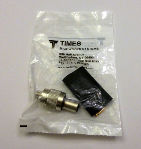 Times Microwave TC-400-NM N-Male straight connector for LMR-400 Cable NIB