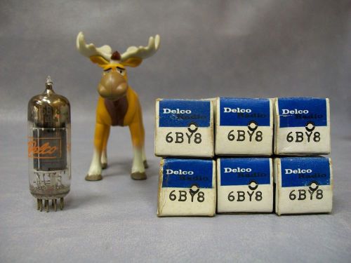 Delco 6BY8 Vacuum Tubes  Lot of 6