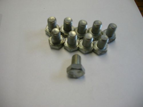 Hex head cap screw 5/16-24 x 1/2&#034; steel, zinc, fastenal grade 5  (package of 10) for sale