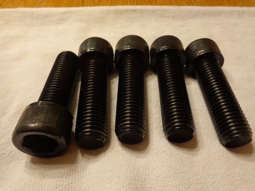 7/8&#034;-9 x 3&#034; Black Oxide Alloy Steel Socket Cap Screw (QTY 5)