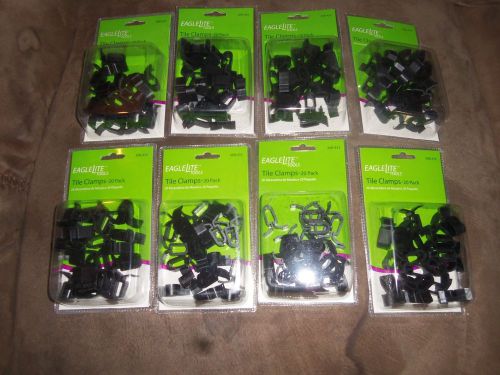 TILE CLAMPS EAGLE LITE TOOLS 8 PACKS 20 CLAMPS IN EACH PACK BRAND NEW!