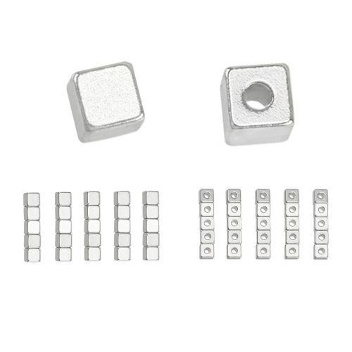 25pc extra strong mini neodymium cube magnets - 5x5x5mm - choose 2 styles for sale