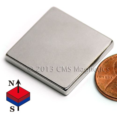 Neodymium Magnets N42 1&#034;x1&#034;x1/8&#034; NdFeB Rare Earth Magnets 200 PC