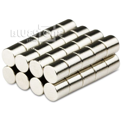 50 pcs Strong N50 Round Mini Disc Cylinder Magnets 4 * 4mm Neodymium Rare Earth