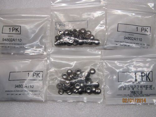 (300) STAINLESS STEEL 94802A110 CAP NUTS FOR NON THREADED SHAFT