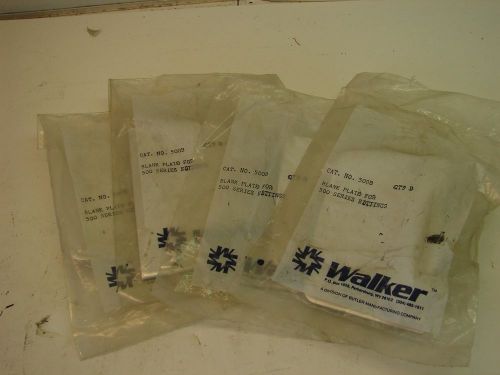 Walker 500b blank plate for 500 series fitting  (lot of 4) ***nib**** for sale