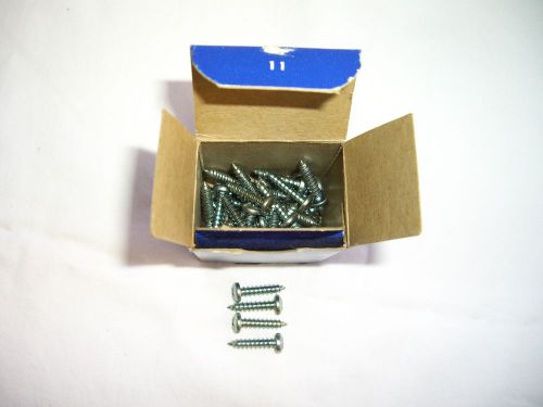 Vintage Rockford, Qty49, Zinc Plated, 8 x 3/4&#034;, Phillips Pan head Tapping screws