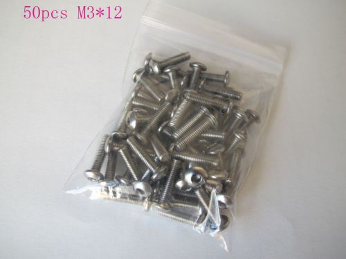 50pcs m3*12 bolts screw spike round head steel screw ?3mm length 12mm for sale