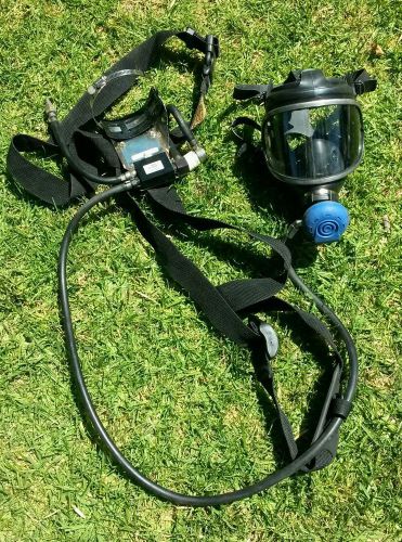 draeger scba breathing system face mask self contained tank not included