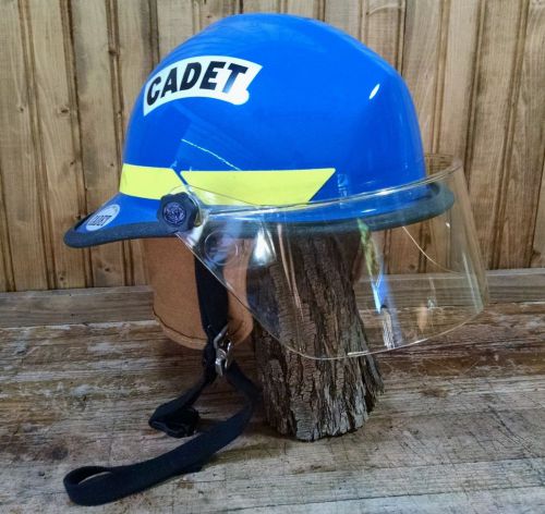 Bullard Blue Firedome Series Cadet Firefighter Helmet NEW