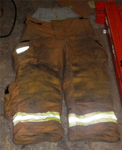 Fire Dex Firefighter Turnout Pants Bunker Gear Cairns  Morning Pride 38/30