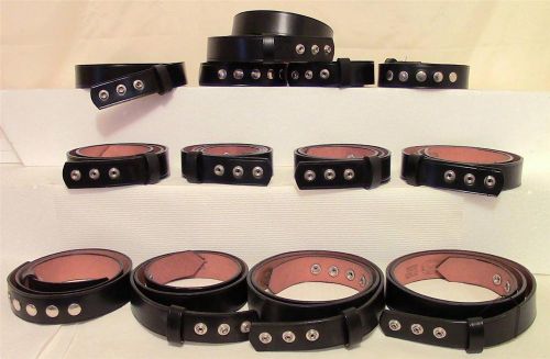 JAY-PEE LEATHER BELT LOT 13 PCS SNAP BUTTONS POLICE TACTICAL MILITARY HUNTING